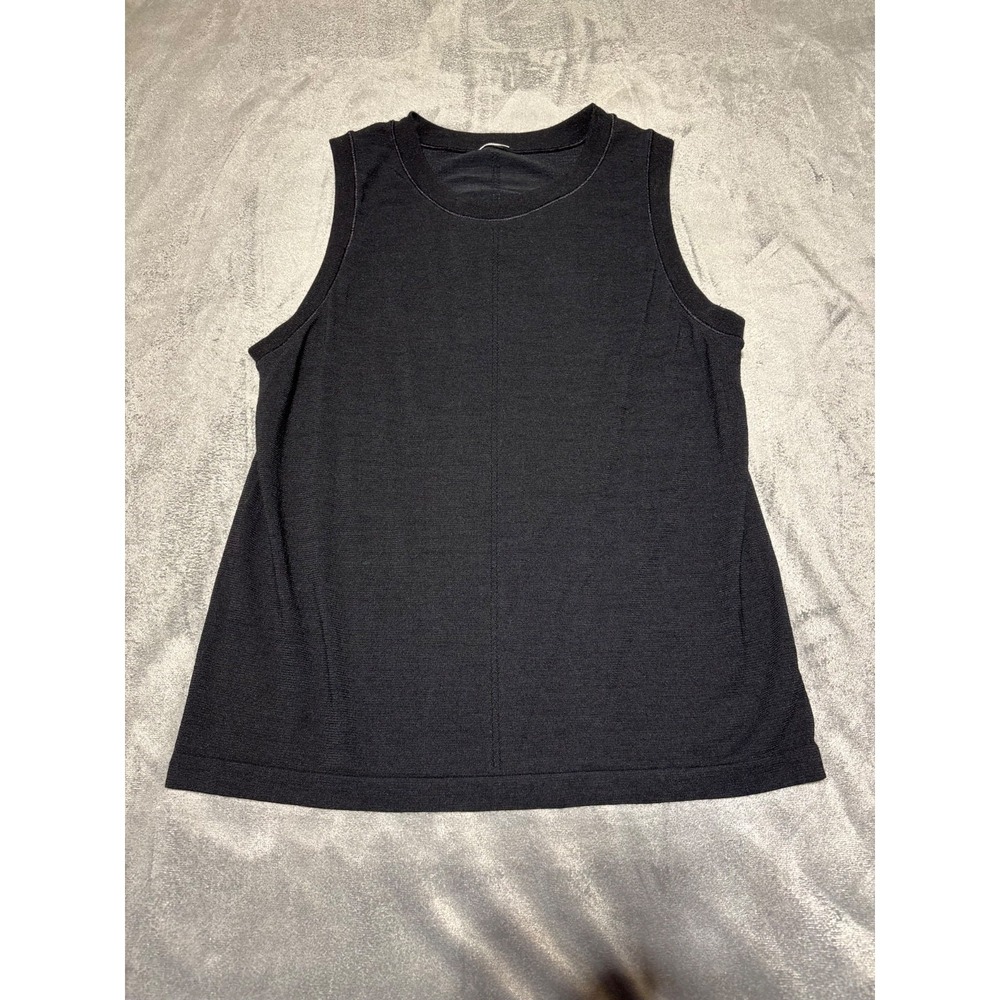 Athleta Womens Black Tank Top Cut Tag M/L